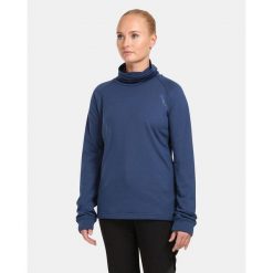 Damska elastyczna warstwa środkowa Kilpi ROLO-W. Niebieskie bluzy sportowe damskie Kilpi, l, bez wzorów, bez kaptura, narciarskie. Za 215.49 zł.