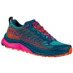 Buty trailowe damskie La Sportiva Jackal II. Brązowe obuwie sportowe damskie La Sportiva, bez wzorów, z materiału, do biegania. Za 675.99 zł.