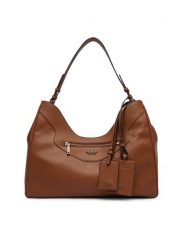 Guess Torebka Antonia HWBG21 83010 Brązowy. Brązowe torebki do ręki damskie Guess, z aplikacjami, ze skóry, bez dodatków. Za 634.99 zł.