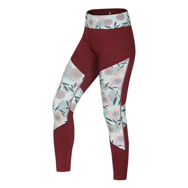 Legging kobieta Ocun Rhea wine. Czerwone legginsy damskie Ocun, s, bez wzorów. Za 130.99 zł.