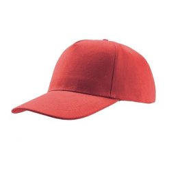 5panelowa Czapka Liberty Five Heavy Brush Cotton. Czerwone czapki i kapelusze damskie ATLANTIS, bez wzorów. Za 30.99 zł.