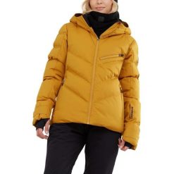 Damska kurtka narciarska Fundango Elyra Padded. Brązowe kurtki sportowe damskie Fundango, na zimę, xl, bez wzorów, bez kaptura, narciarskie. W wyprzedaży za 599.00 zł.