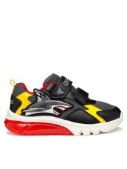 Geox Sneakersy J Ciberdron J55LBB 014BU C0070 M Szary. Szare buty sportowe chłopięce Geox, bez wzorów, ze skóry, bez zapięcia. Za 159.99 zł.