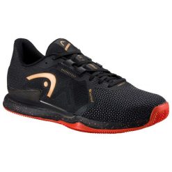 Buty tenisowe męskie Head Sprint Pro 3.5 clay. Brązowe buty sportowe męskie Head, bez zapięcia, do biegania. Za 699.00 zł.