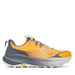 Buty do biegania Saucony. Brązowe buty sportowe męskie Saucony, bez zapięcia, do biegania. Za 699.99 zł.