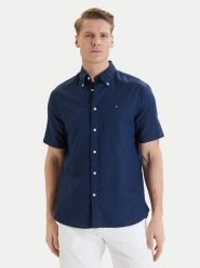 Tommy Hilfiger Koszula MW0MW42450 Granatowy Regular Fit. Niebieskie koszule męskie Tommy Hilfiger, m, bez wzorów, z bawełny, bez kołnierzyka, bez ramiączek. Za 369.99 zł.