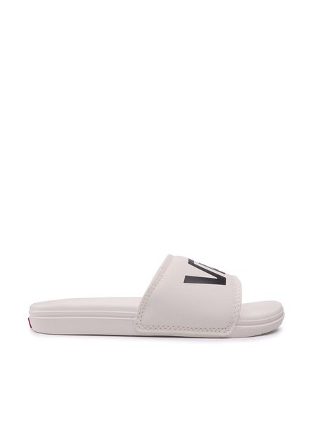Vans Klapki La Costa Slide-On VN0A5HFEX0Z1 Biały. Białe klapki damskie Vans, bez wzorów, ze skóry, bez obcasa. Za 169.99 zł.