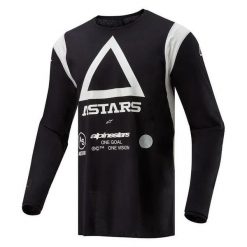 Dżersej z długim rękawem Alpinestars Techdura. Czarne bluzy męskie Alpinestars, bez wzorów, z dżerseju, bez kaptura. Za 414.50 zł.