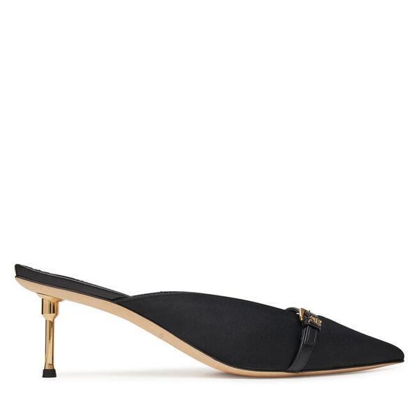 Klapki Elisabetta Franchi. Czarne klapki damskie Elisabetta Franchi, bez wzorów, bez obcasa. Za 1,409.00 zł.