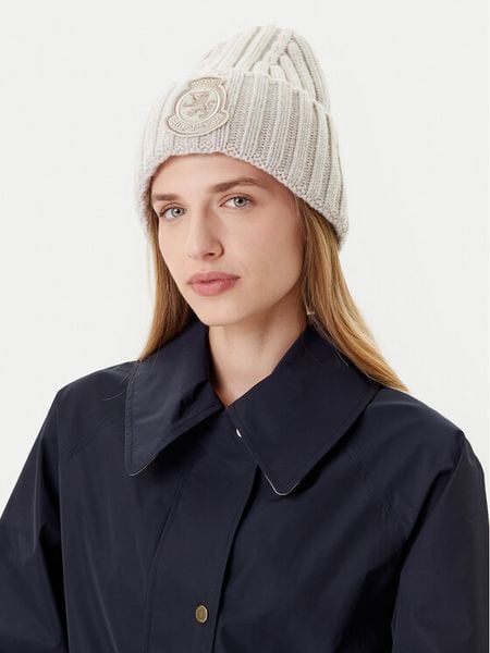 Tommy Hilfiger Czapka Th Crest Fluffy AW0AW18210 Écru. Czapki i kapelusze damskie Tommy Hilfiger, na zimę, bez wzorów, z wełny. Za 239.99 zł.