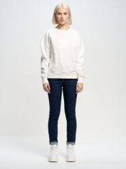 Bluza damska z aplikacją biała Oneidea 100. Białe bluzy damskie Big Star, l, z aplikacjami, z bawełny, bez kaptura. W wyprzedaży za 139.99 zł.