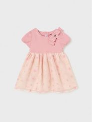 Mayoral Sukienka codzienna 1952 Różowy Regular Fit. Czerwone sukienki dla dziewczynek Mayoral, bez wzorów, z syntetyku, bez ramiączek. Za 189.99 zł.