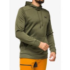 Bluza z kapturem męska Under Armour UA Armour Fleece Hoodie. Zielone bluzy męskie Under Armour, m, bez wzorów, z kapturem, na fitness i siłownię. Za 174.99 zł.