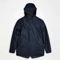 Kurtka RAINS JACKET W3 Niebieski. Niebieskie kurtki damskie Rains, l, bez wzorów, z poliesteru, bez kaptura. Za 212.99 zł.