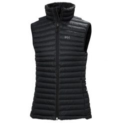 Damska ocieplana kurtka bez rękawów Helly Hansen Sirdal. Czarne kurtki damskie Helly Hansen, bez wzorów, z puchu, bez kaptura. Za 540.50 zł.