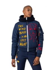Kurtka narciarska Rossignol JCC damska W Yety Fleecy Bomber JKT granatowa. Niebieskie kurtki snowboardowe damskie Rossignol, s, bez wzorów, z materiału, bez kaptura, narciarskie, primaloft. Za 2,559.00 zł.