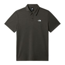 Koszulka polo męska The North Face Tanken, krótki rękaw, poliester, beżowa. Brązowe koszulki polo męskie The North Face, m, bez wzorów, z materiału, bez ramiączek. Za 355.99 zł.