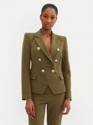 Rinascimento Marynarka CFC0122865003 Khaki Regular Fit. Brązowe żakiety damskie Rinascimento, xl, bez wzorów, z syntetyku. Za 449.99 zł.