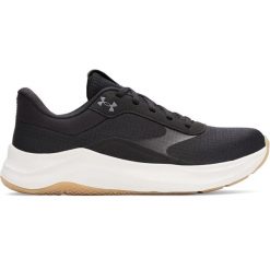 Damskie buty cross-trainingowe Under Armour Aurora 3. Czarne obuwie sportowe damskie Under Armour, bez wzorów, z gumy, na fitness i siłownię. Za 307.50 zł.