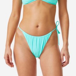 Dół kostiumu kąpielowego damski Roxy Tie Side Cheeky. Niebieskie bikini damskie Roxy, l, bez wzorów. Za 69.99 zł.