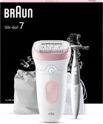 Depilator Braun Braun Silk-pil 7 7-210 depilator dla kobiet z trymerem do bikini. Bikini damskie Braun, bez wzorów. Za 739.00 zł.