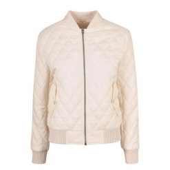 Kurtka Damska/pikowana Diamond Nylon. Brązowe kurtki damskie Urban Classics, xl, bez wzorów, z nylonu, bez kaptura. Za 220.99 zł.