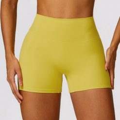 Spodenki sportowe modelujące z elastycznym pasem do treningu i biegania Essence. Niebieskie legginsy damskie Intica, l, bez wzorów, z materiału, do biegania. W wyprzedaży za 149.00 zł.