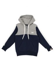 Bluza z kaptur na co dzień na siłownię. Szare bluzy męskie LEONE 1947 APPAREL, bez wzorów, bez kaptura. Za 126.26 zł.