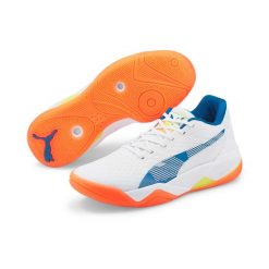 Buty halowe Puma Eliminate Power Nitro. Białe buty sportowe męskie Puma, bez zapięcia. W wyprzedaży za 555.05 zł.