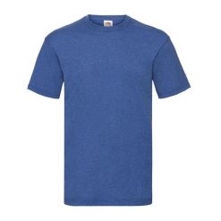 Męska Koszulka Valueweight. Niebieskie koszulki sportowe męskie Fruit of the Loom, m, bez wzorów, bez kołnierzyka, bez ramiączek, trekkingowe. Za 29.99 zł.