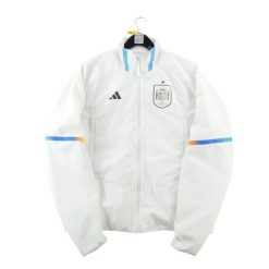 Second life - Kurtka Męska Slim fit RFEF Ripstop - Stan dobry. Białe kurtki męskie Adidas, l, bez wzorów, z materiału, na fitness i siłownię. Za 212.96 zł.