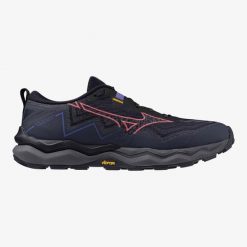 Buty do biegania damskie Mizuno Wave Daichi 9 GTX. Czarne obuwie sportowe damskie Mizuno, bez wzorów, do biegania, mizuno wave. Za 549.99 zł.