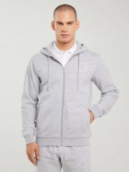 Bluza męska z kapturem szara Ajron 901/ Kersyn 901. Szare bluzy męskie Big Star, l, bez wzorów, z materiału, z kapturem. Za 249.99 zł.