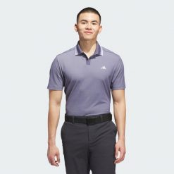 Koszulka polo Ultimate365 Tour Twistknit Pique. Fioletowe buty sportowe męskie Adidas, l, bez wzorów, bez kołnierzyka, bez ramiączek, na golfa. Za 349.00 zł.