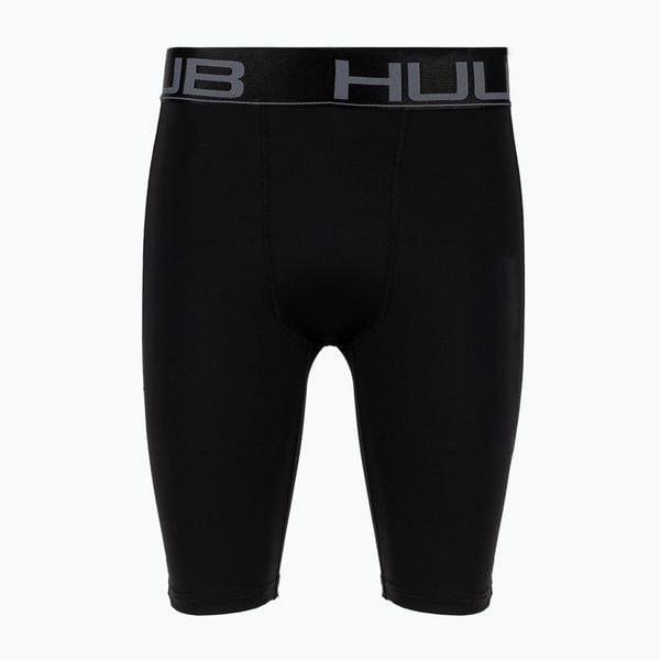 Spodenki kompresyjne męskie HUUB Compression Shorts. Czarne krótkie spodenki sportowe męskie Huub, m, bez wzorów, z elastanu, do biegania. Za 359.99 zł.
