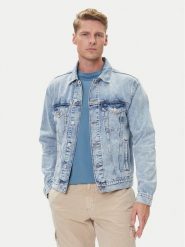Tommy Jeans Kurtka jeansowa Ryan DM0DM21242 Niebieski Regular Fit. Niebieskie kurtki męskie Tommy Jeans, l, bez wzorów, z bawełny, bez kaptura. Za 509.99 zł.