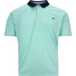 Koszulka POLO, Miętowa Krótki Rękaw, Męska, bez Nadruku, Jednokolorowa. Zielone koszulki polo męskie New Antracid, m, bez wzorów, z bawełny, casualowe, bez ramiączek. Za 169.00 zł.