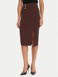 Rinascimento Spódnica ołówkowa CFC0126167003 Brązowy Slim Fit. Brązowe spódnice damskie Rinascimento, xl, bez wzorów, z syntetyku, ołówkowe. Za 319.99 zł.
