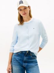Tommy Hilfiger Kardigan Kobiety niebieski, XS. Niebieskie kardigany damskie Tommy Hilfiger, xs, bez wzorów, z bawełny. Za 429.95 zł.