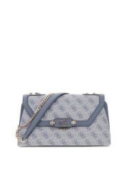 Guess Torebka 183012 Niebieski. Niebieskie listonoszki damskie Guess, z aplikacjami, bez dodatków. Za 584.99 zł.
