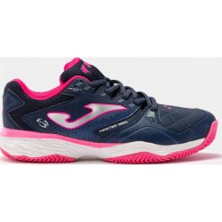 Buty do tenisa damskie Joma T.Master 1000 Lady clay navy fuchsia. Niebieskie obuwie sportowe damskie Joma, bez wzorów, tenisowe. Za 119.00 zł.