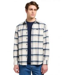 MESKA KOSZULA LEE MERCANTILE SHIRT VINTAGE ECRU JASPE PLAID 112370571. Koszule męskie Lee, s, bez wzorów, vintage, bez kołnierzyka, bez ramiączek. Za 189.99 zł.