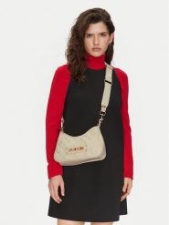 LOVE MOSCHINO Torebka JC4152PP1MLA0110 Kremowy. Białe listonoszki damskie Love Moschino, bez wzorów, ze skóry, bez dodatków. Za 459.99 zł.