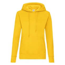 Bluza Damska Z Kapturem. Brązowe bluzy damskie Fruit of the Loom, s, bez wzorów, z kapturem. Za 83.99 zł.