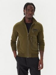 Aeronautica Militare Bluza 252FE2069UF00668 Zielony Regular Fit. Zielone bluzy męskie Aeronautica Militare, m, bez wzorów, z bawełny, bez kaptura. Za 989.99 zł.