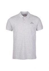 Koszulka treningowa męska Kappa PELEOT. Szare koszulki polo męskie Kappa, na lato, m, bez wzorów, z bawełny, eleganckie, bez ramiączek. Za 59.99 zł.