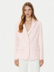 Guess Marynarka W5RN46 WFWX2 Różowy Regular Fit. Czerwone żakiety damskie Guess, l, z aplikacjami, z syntetyku. Za 349.99 zł.