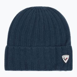 Czapka zimowa damska Rossignol Diana dark navy OS. Niebieskie czapki i kapelusze damskie Rossignol, na zimę, bez wzorów, sportowe. Za 299.99 zł.