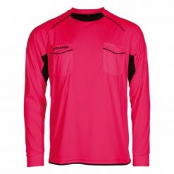 Koszulka sędziowska z długim rękawem Stanno Bergamo. Czerwone t-shirty damskie STANNO, s, bez wzorów, bez kołnierzyka. Za 195.50 zł.