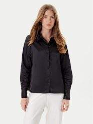 Vero Moda Koszula Merle 10334598 Czarny Regular Fit. Czarne bluzki damskie Vero Moda, l, bez wzorów, z syntetyku, bez kołnierzyka, bez ramiączek. Za 139.99 zł.